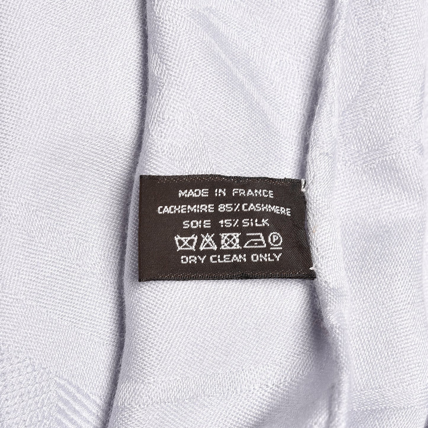 Cashmere Silk New Libris Stole Gris Nuage