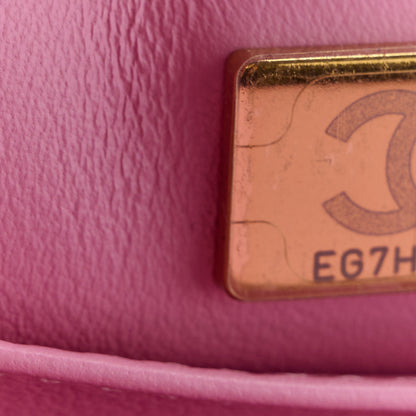 Chanel Caviar Quilted Small Coco Chain Handle Flap Lilac 8 of 11