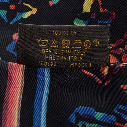 Louis Vuitton Silk Monogram Rainbow Bandeau Black 4 of 4