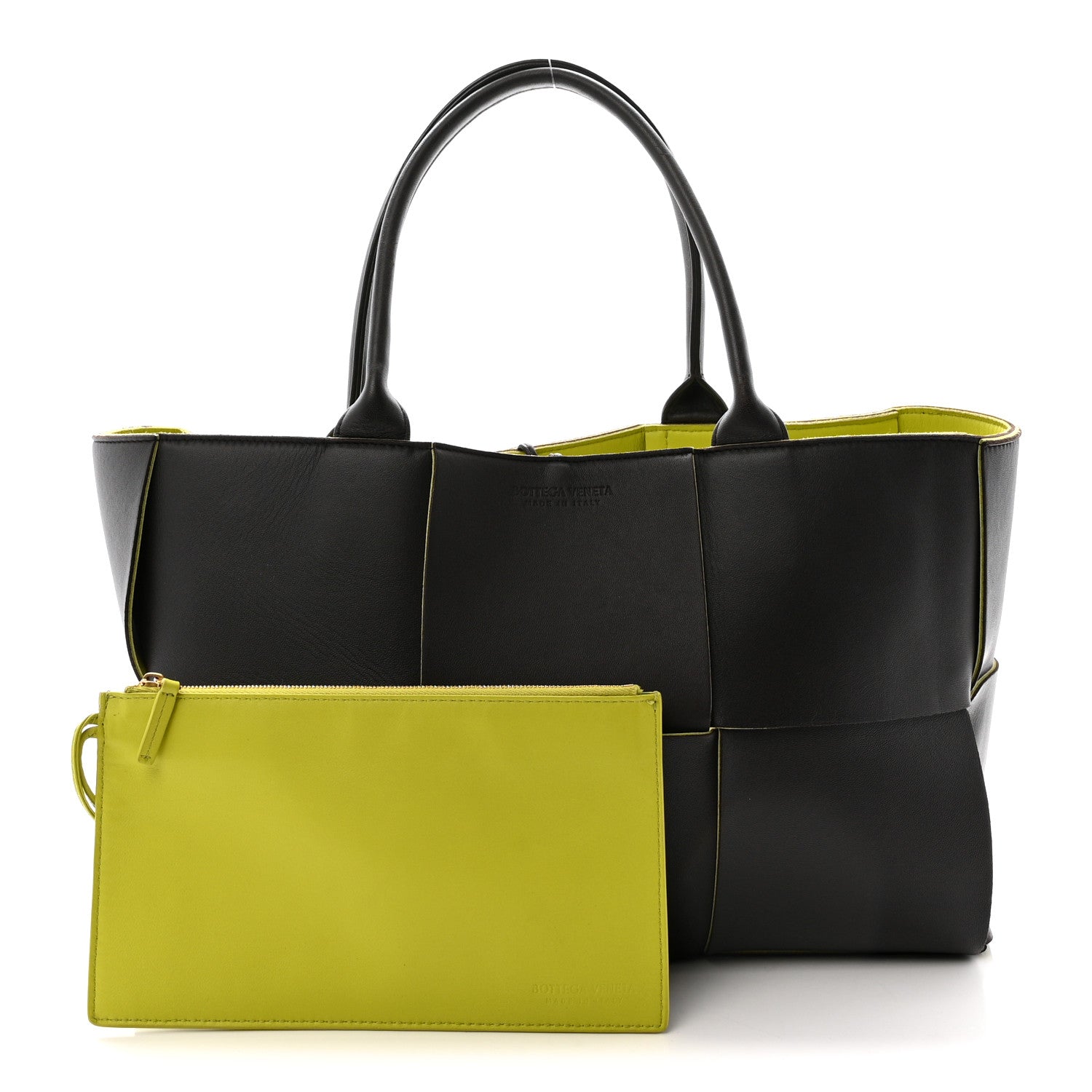 Bottega Veneta Nappa Maxi Intrecciato Medium Arco Tote Fondant