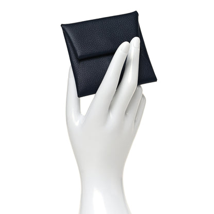 Hermes Evercolor Bastia Coin Purse Bleu Nuit 2 of 6