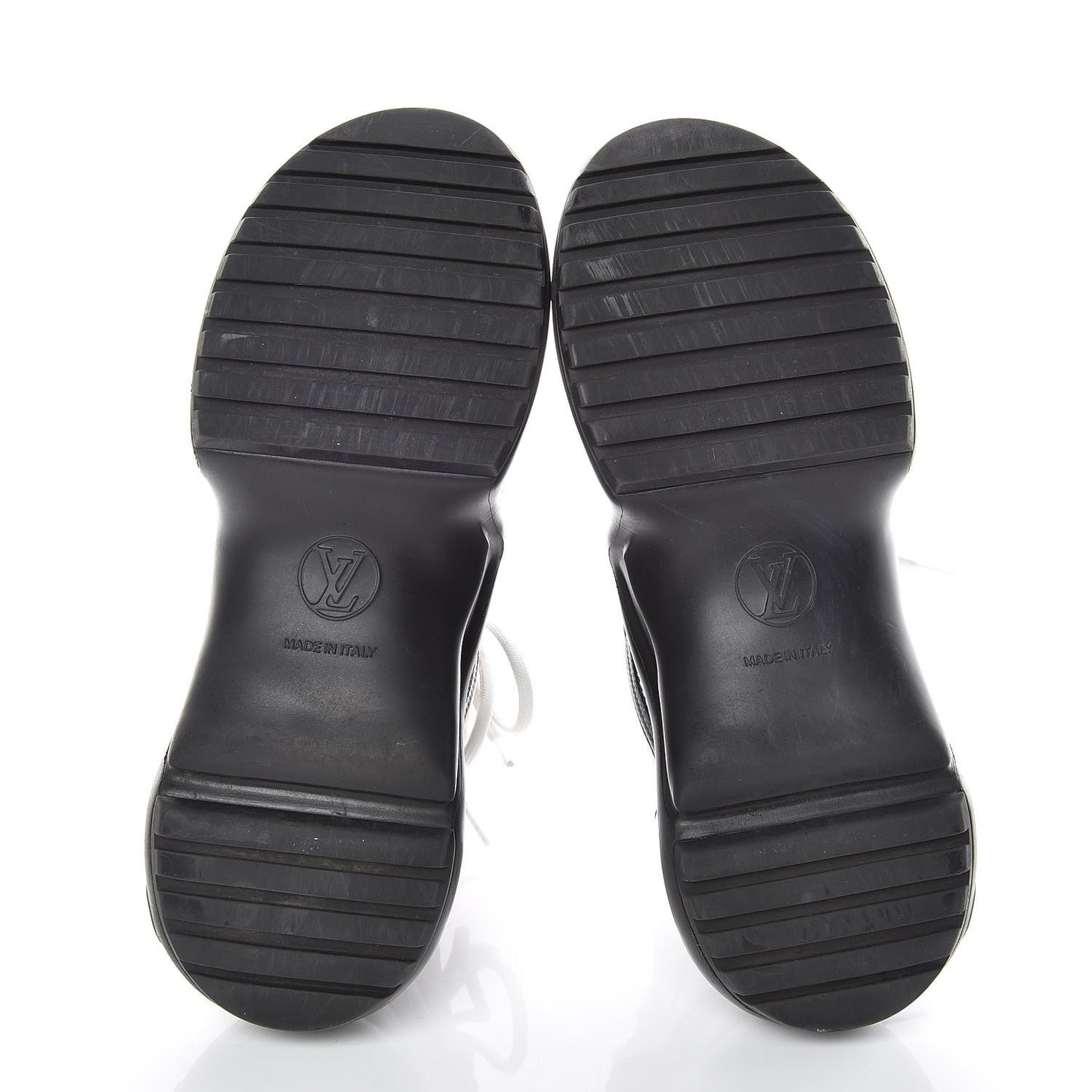 Calfskin Technical Nylon LV Archlight Sneakers 36 Black White