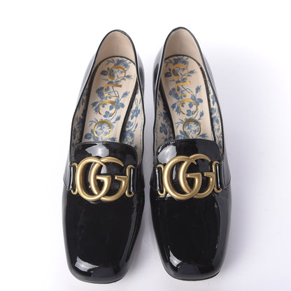 Gucci Vernice GG Victoire 55mm Loafer Pumps 38.5 Black 5 of 11