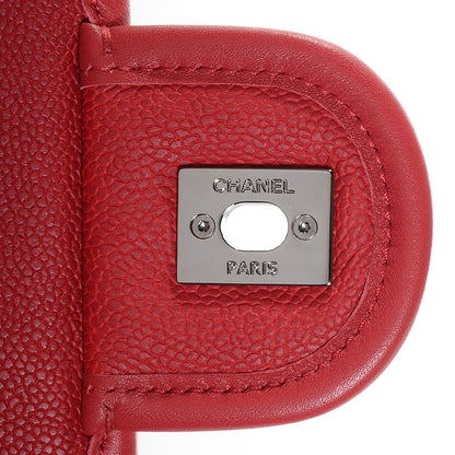 Chanel Caviar French Riviera Large Flap Red 9 of 9