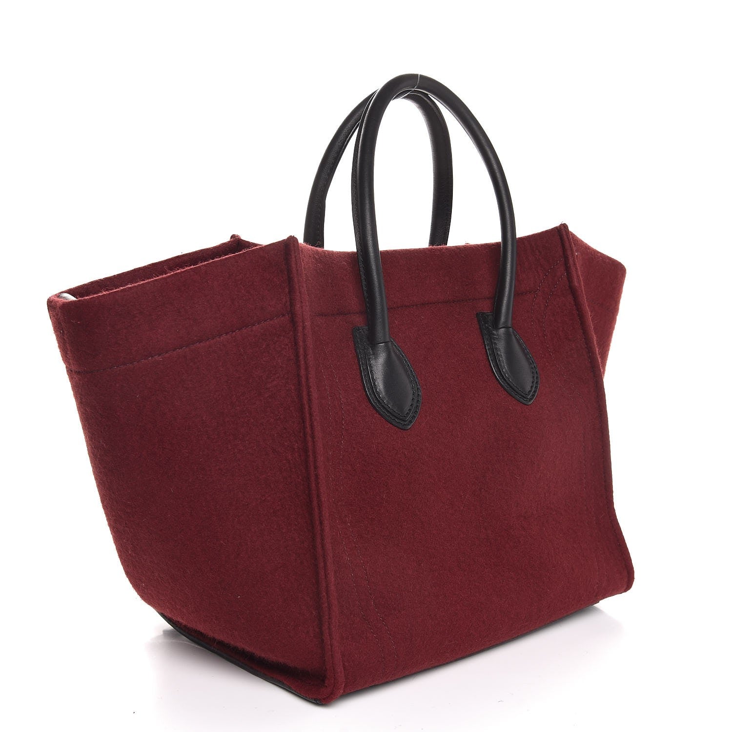 Celine Felt Medium Phantom Luggage Red 3 of 7