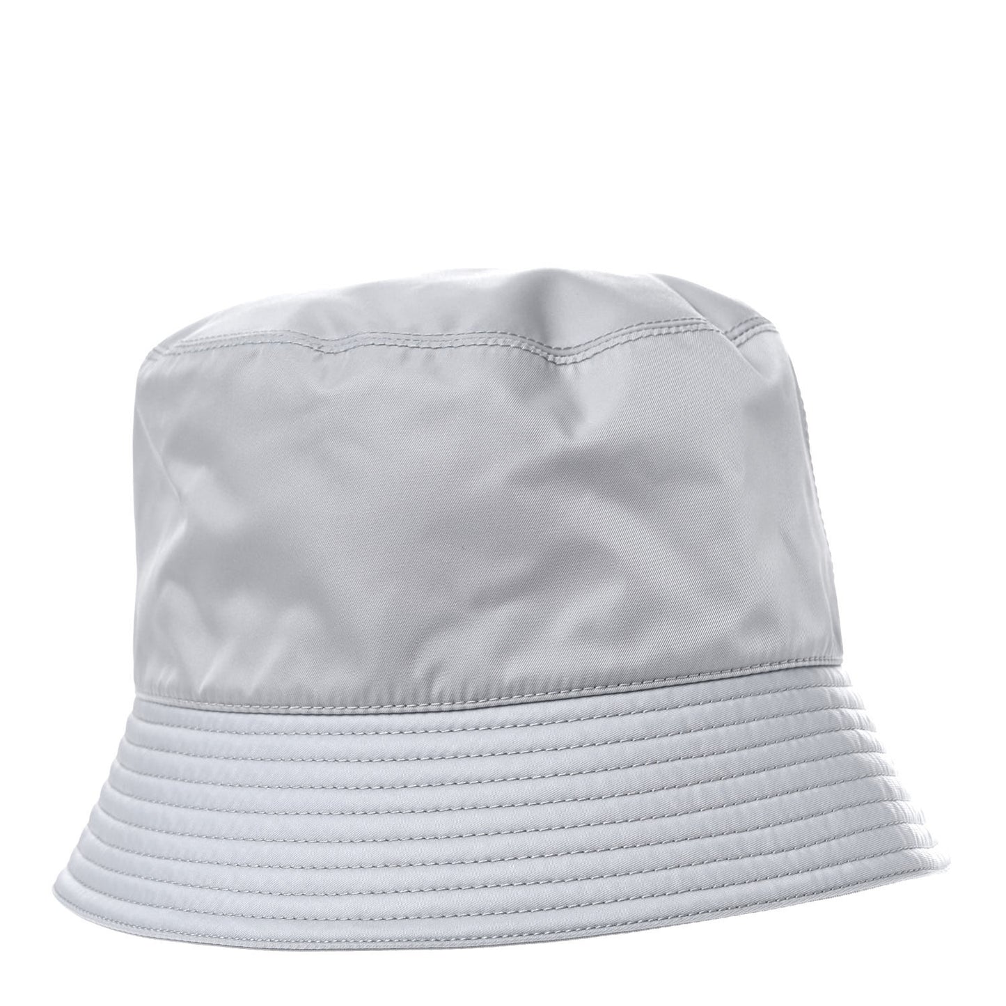 Re-Nylon Metal Triangle Logo Womens Bucket Hat M Fiordaliso
