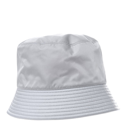 Prada Re-Nylon Metal Triangle Logo Womens Bucket Hat M Fiordaliso 4 of 7