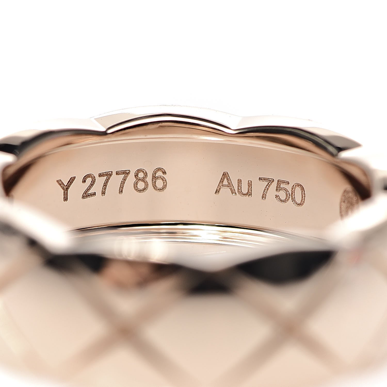 Chanel 18K Beige Gold Small Coco Crush Ring 48 4.5 5 of 5
