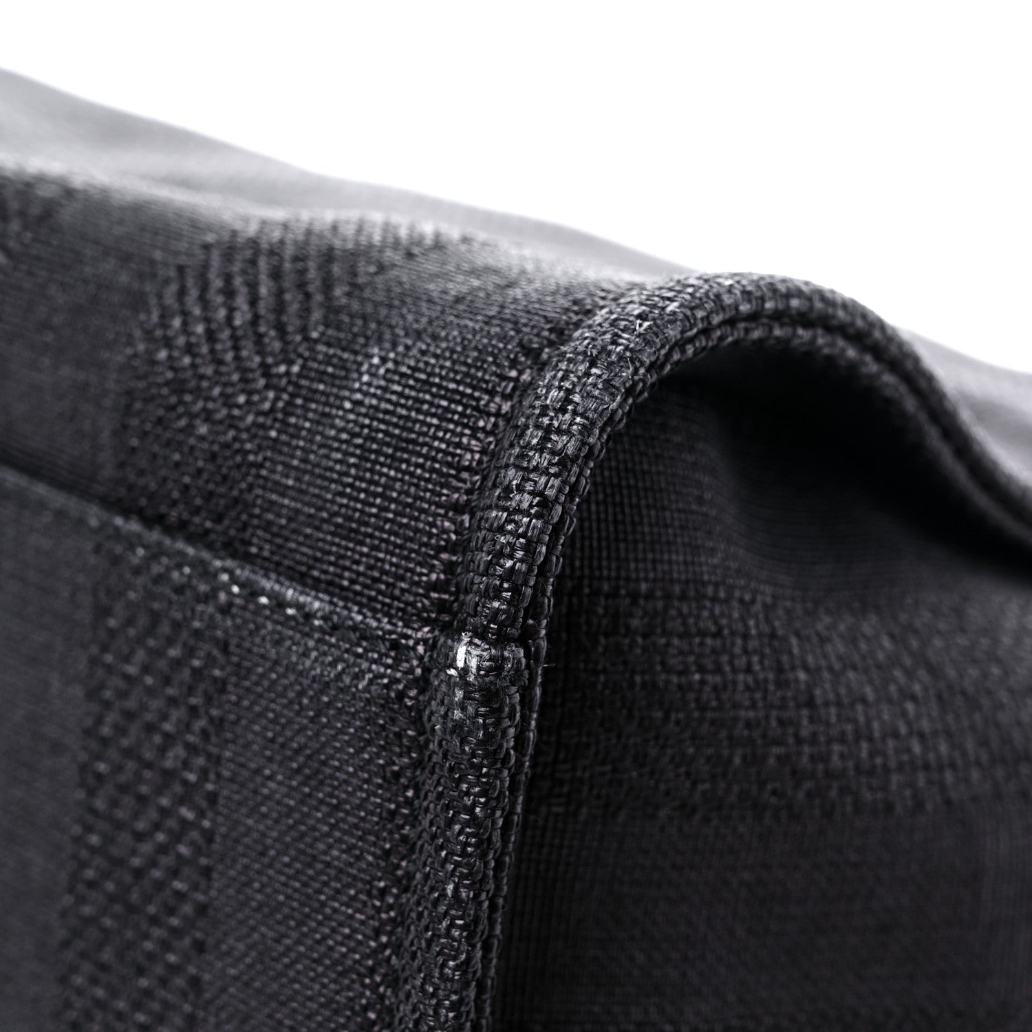 Chanel Mixed Fibers Calfskin Striped Medium Deauville Tote Black 11 of 15