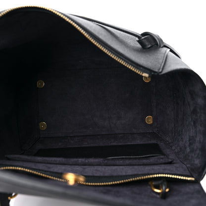 Celine Grained Calfskin Mini Belt Bag Black 5 of 9