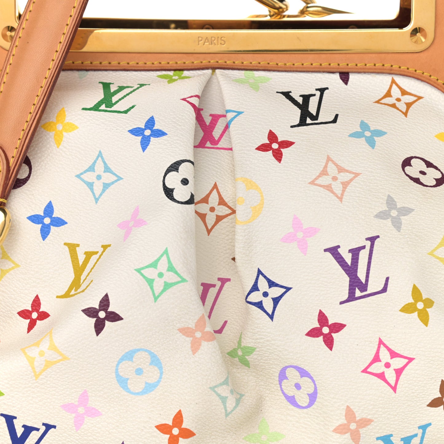 Monogram Multicolor Judy GM White