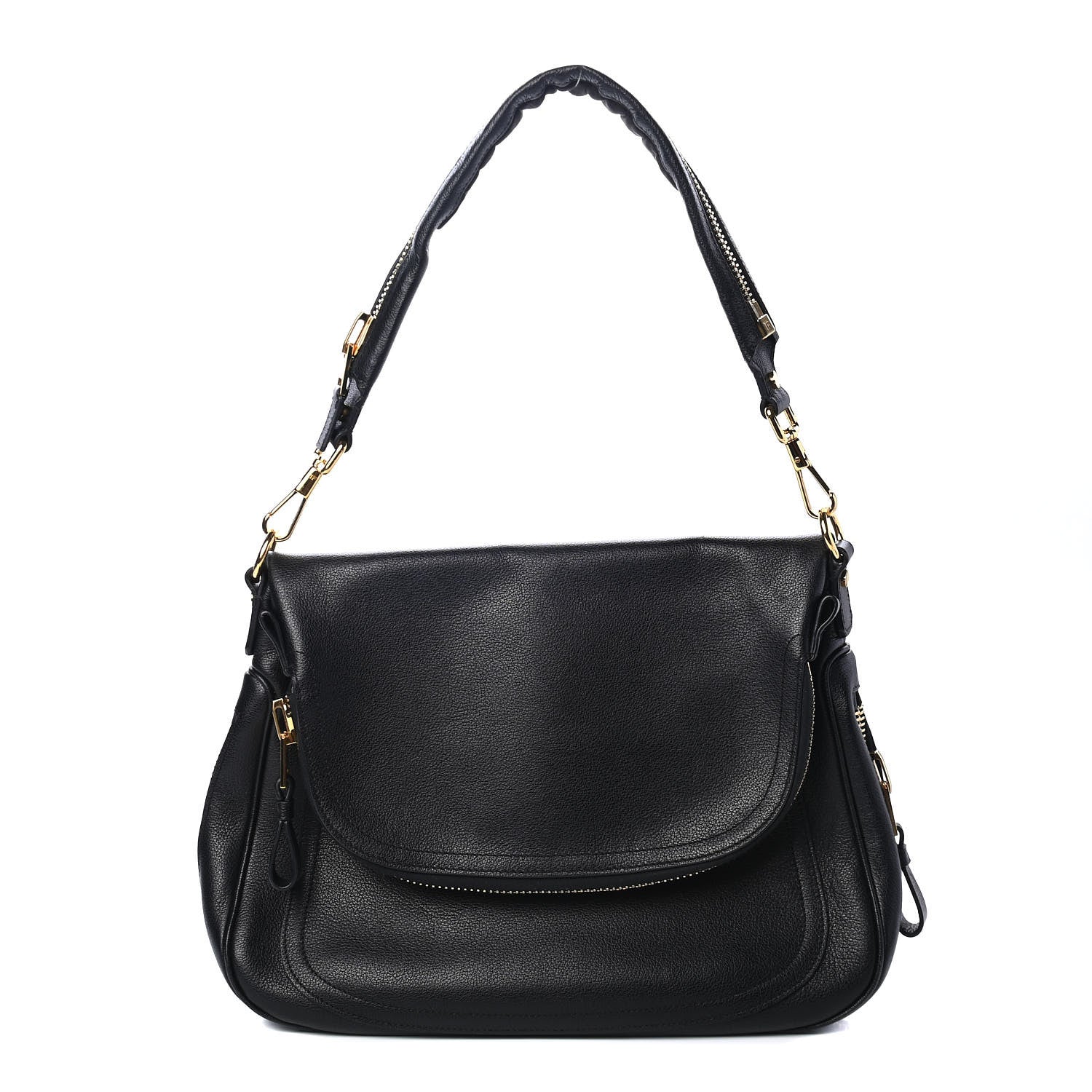 Tom Ford Pebbled Calfskin Large Jennifer Black 1 of 4