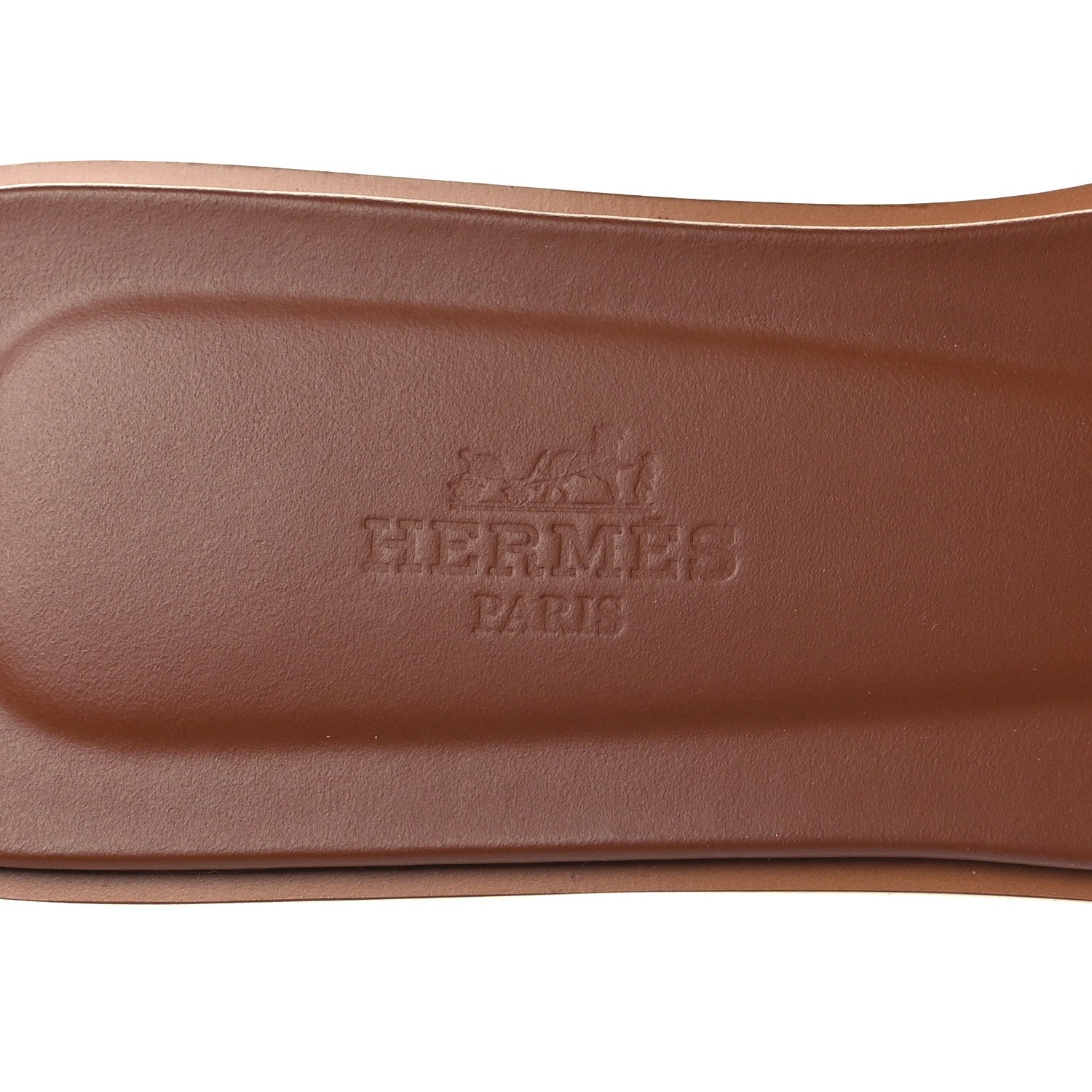 Hermes Box Calfskin Oran Sandals 39 Gold 8 of 9