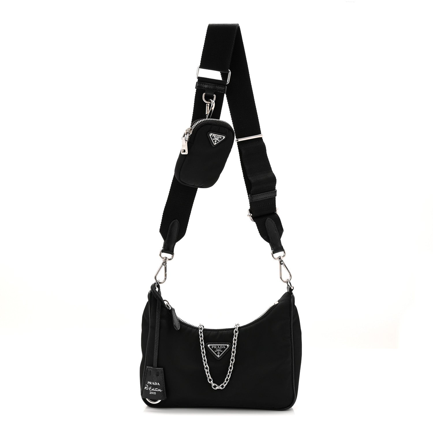 Prada Nylon Re-Edition 2005 Shoulder Bag Black 1 of 11