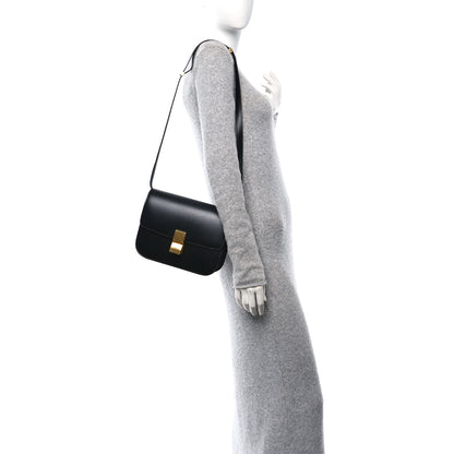 Celine Box Calfskin Medium Classic Box Flap Bag Black 2 of 11
