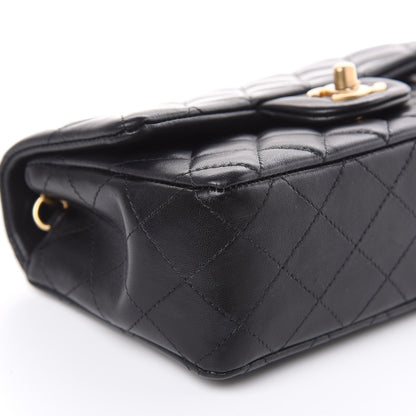 Chanel Lambskin Quilted Mini Rectangular Flap Black 8 of 12