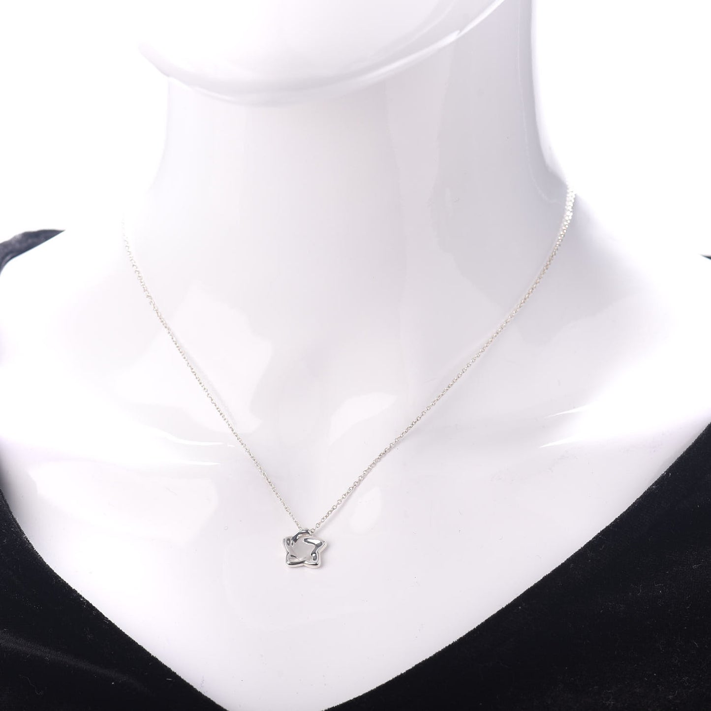 Sterling Silver Elsa Peretti Star Pendant Necklace