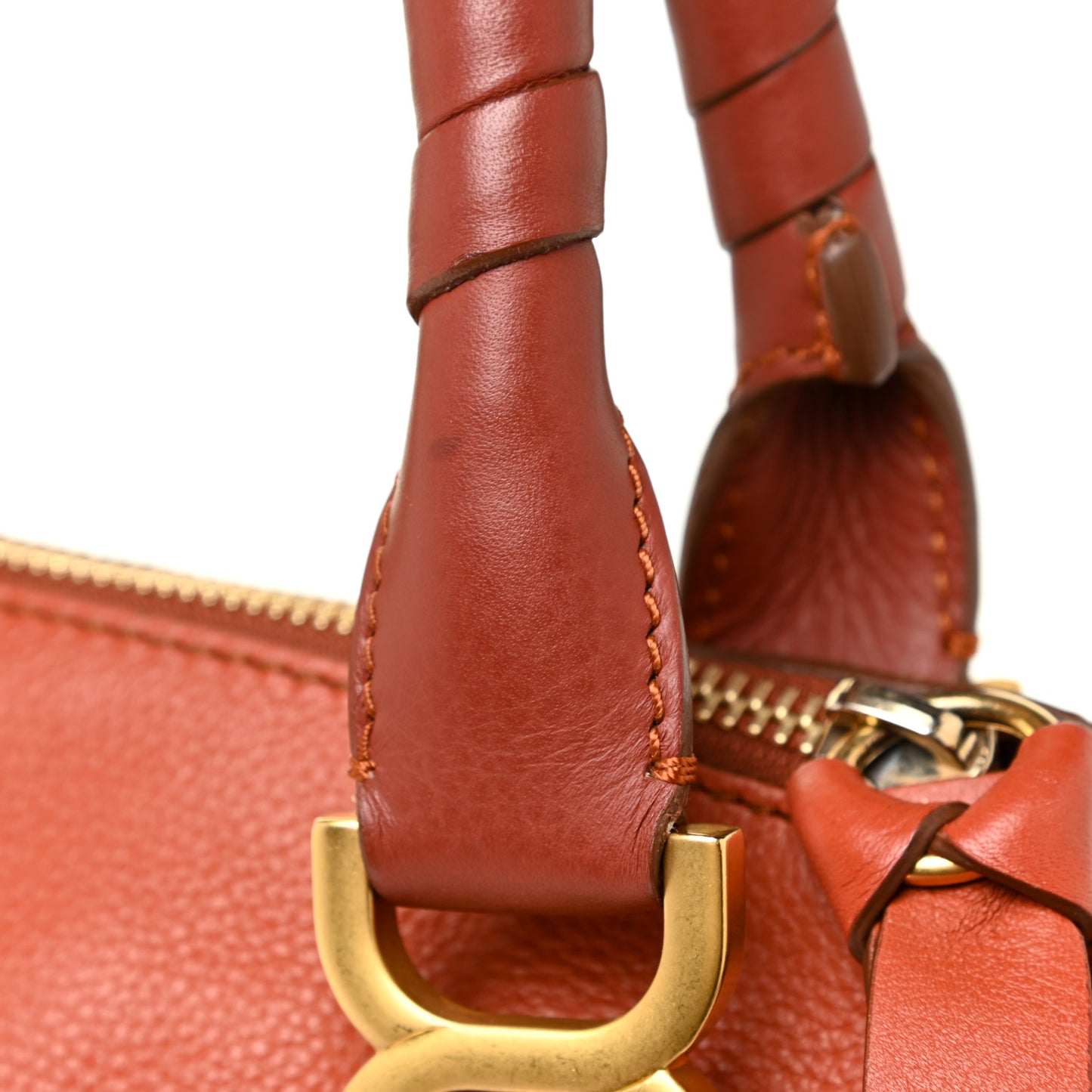 Calfskin Small Marcie Satchel Maple Leaf