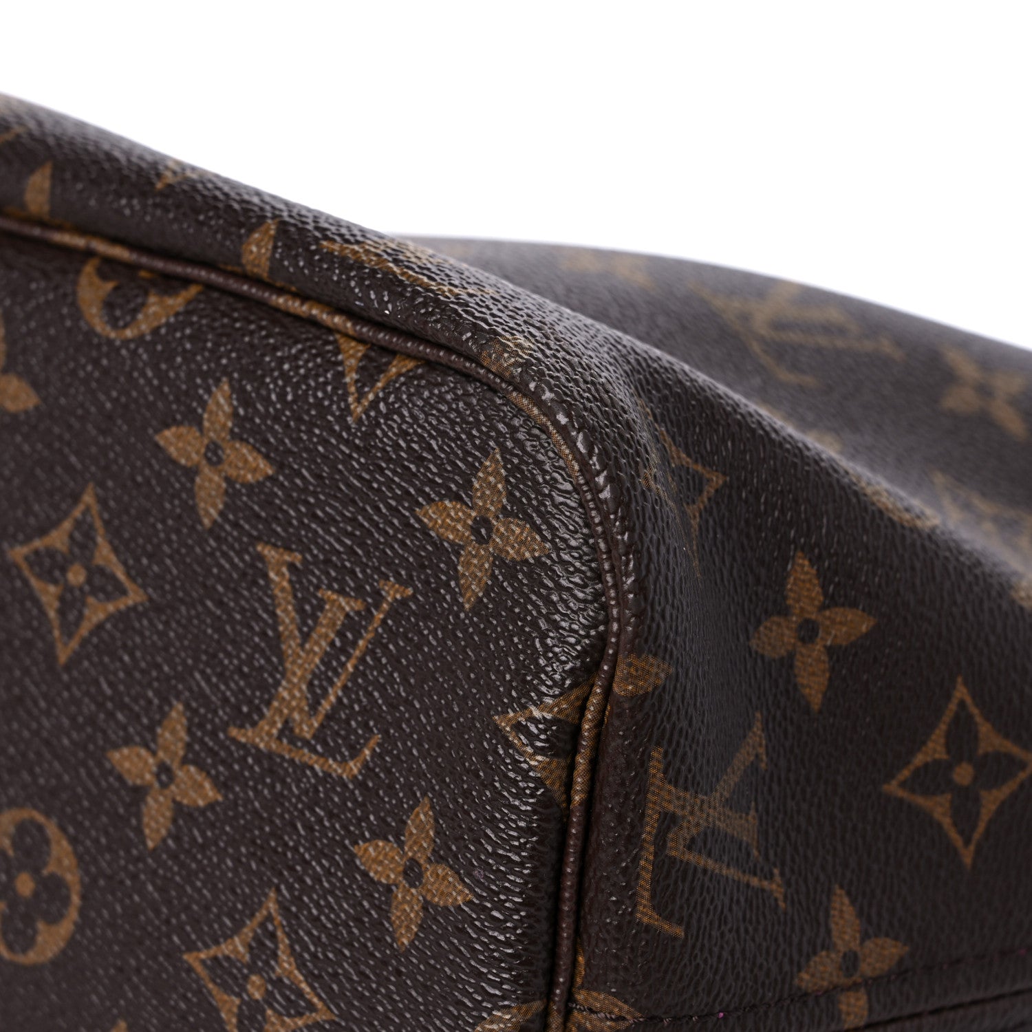 Louis Vuitton Monogram Totem Neverfull MM Magenta 10 of 16