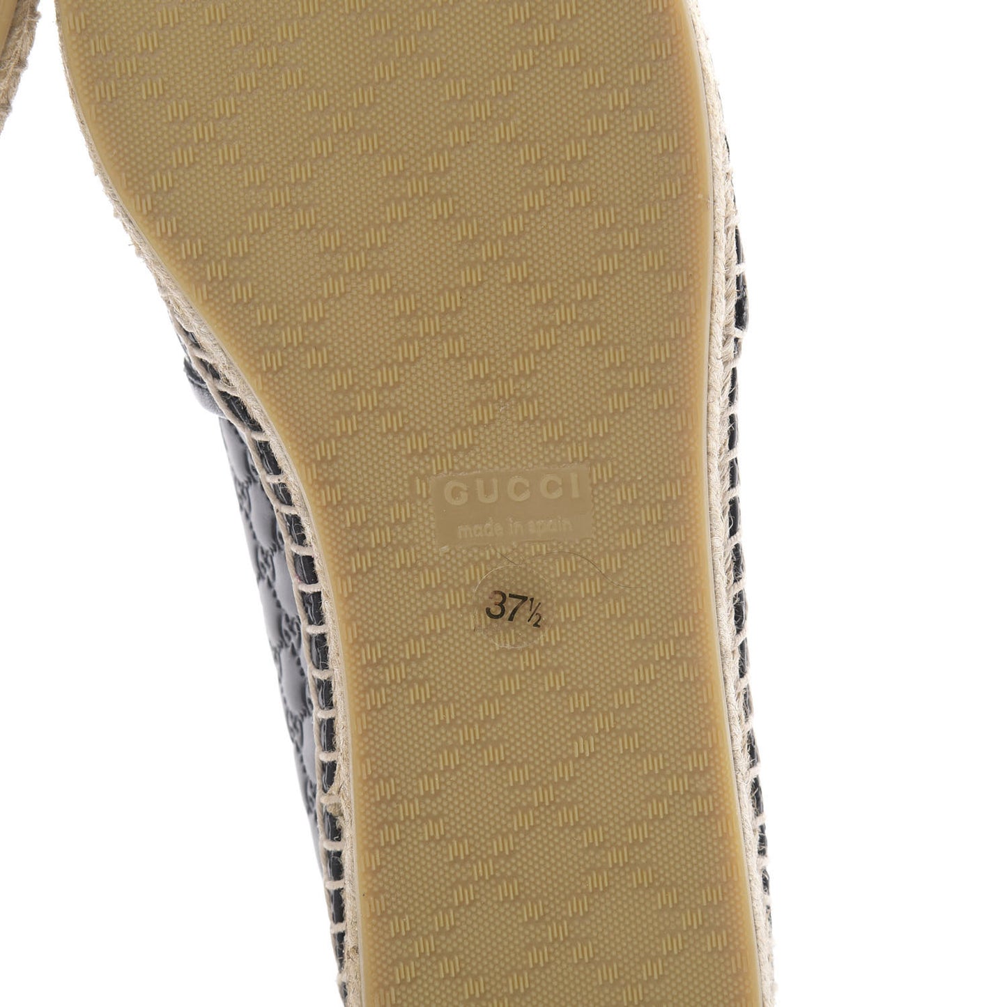 Microguccissima Signature Espadrilles 37.5 Black