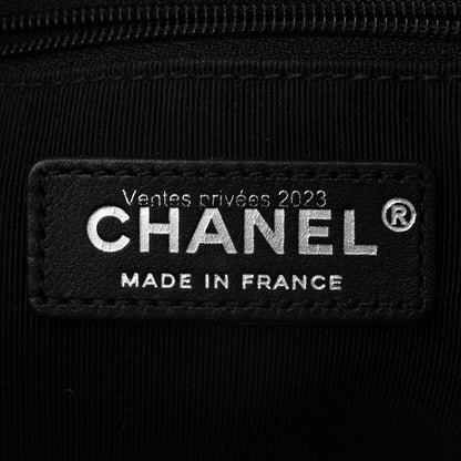 Chanel Lambskin Chevron Quilted Small Promenade Camera Black 6 of 11