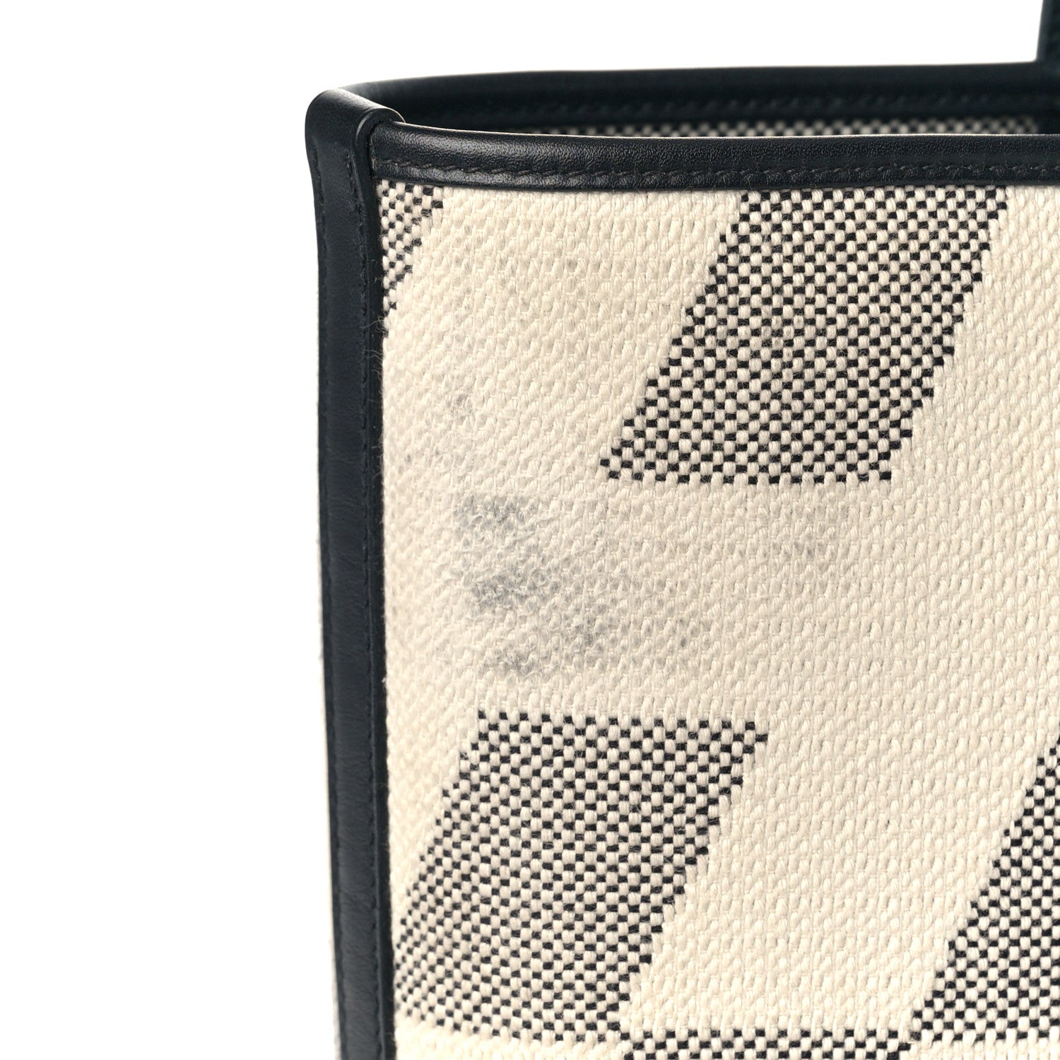 Hermes Swift H Canvas Cabas H En Biais 40 Black Ecru 9 of 11