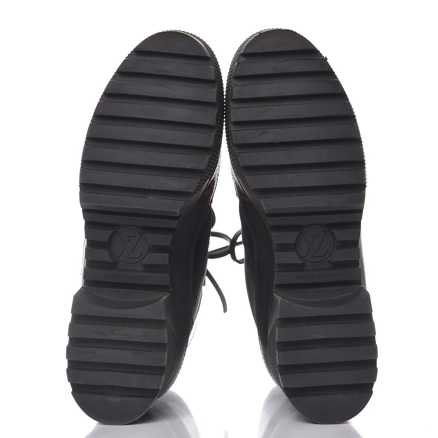Louis Vuitton Suede Calfskin Monogram Laureate Platform Desert Boots 38 Black 5 of 8