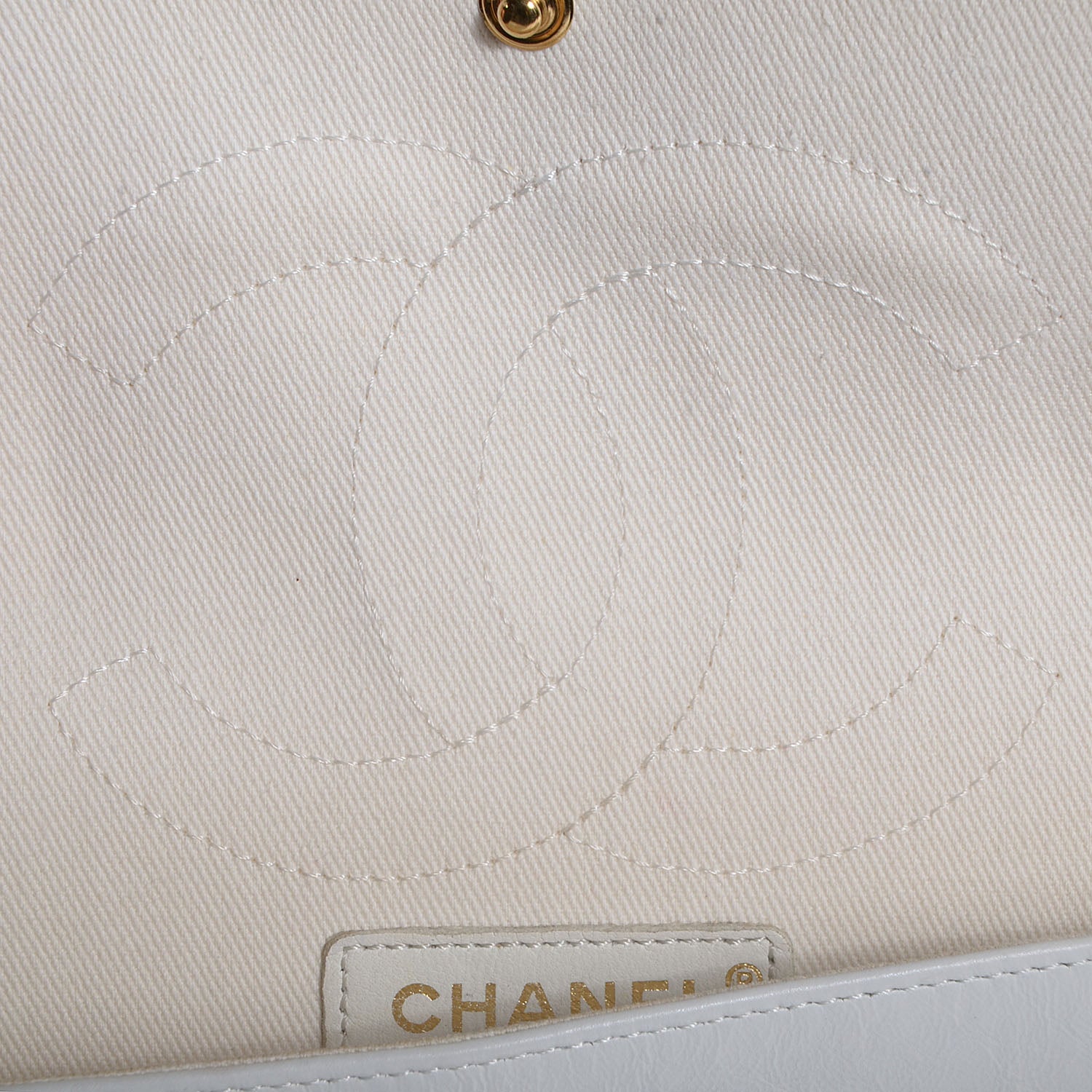 Chanel Calfskin CC Punk 2.55 Reissue 225 Flap White 7 of 9
