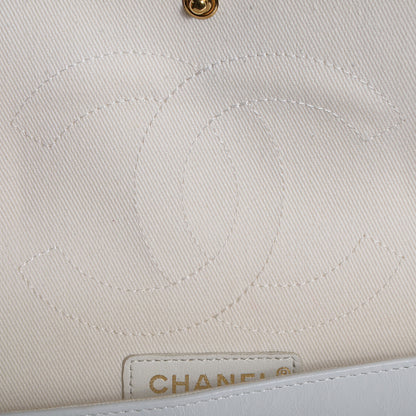 Chanel Calfskin CC Punk 2.55 Reissue 225 Flap White 7 of 9