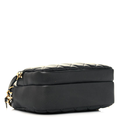 Chanel Calfskin Quilted Day Trips Camera Case Black 4 of 10