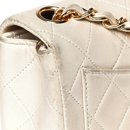 Chanel Lambskin Quilted Mini Square Flap White 5 of 6