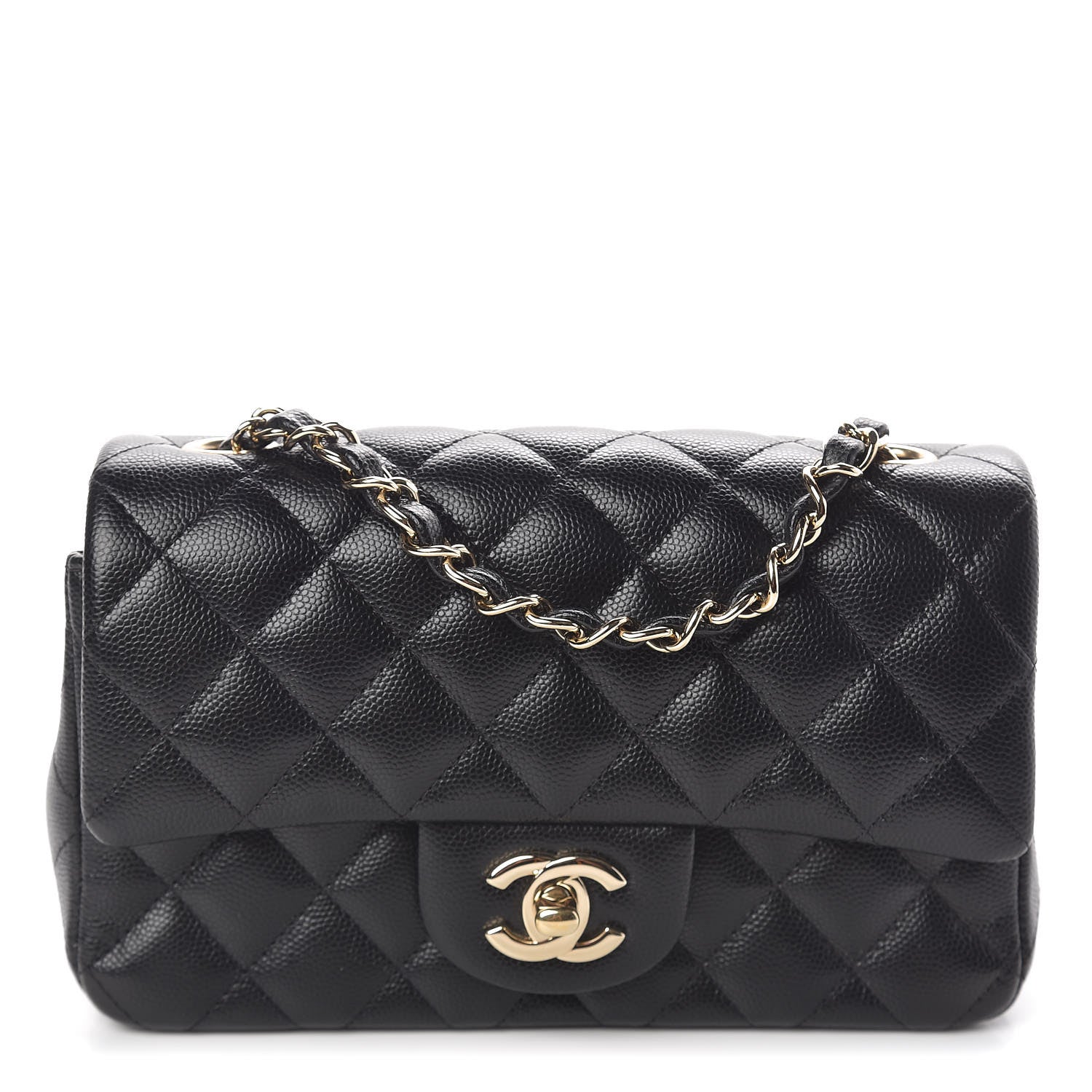 Chanel Caviar Quilted Mini Rectangular Flap Black 1 of 10
