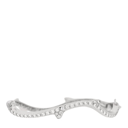 Christian Dior 18K White Gold Diamond Bois de Rose Pave Bracelet 2 of 3