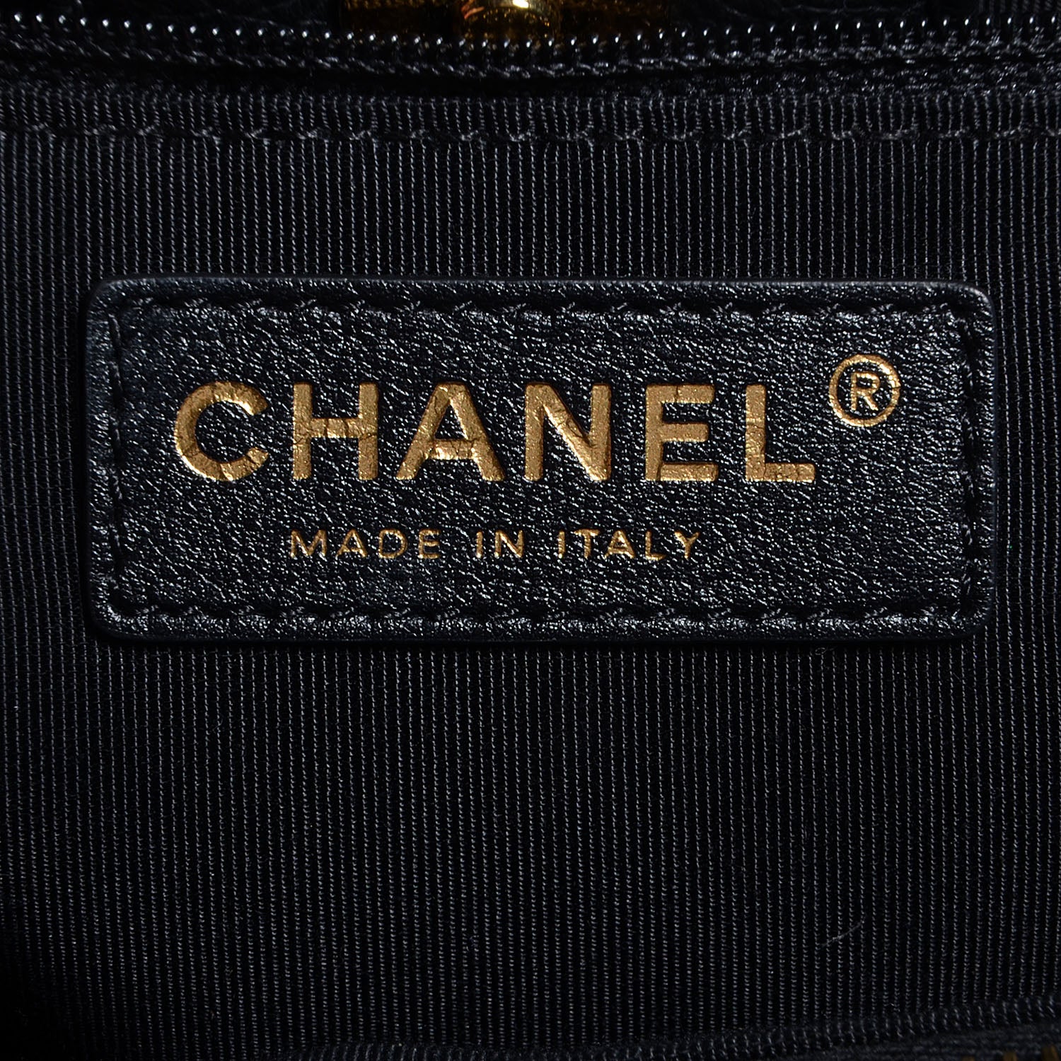 Chanel Calfskin Cerf Executive Shopper Tote Black 7 of 8