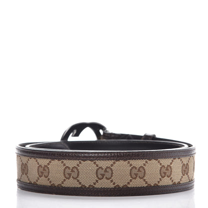 Gucci Monogram Interlocking G 40mm Belt 90 36 Dark Brown 3 of 9