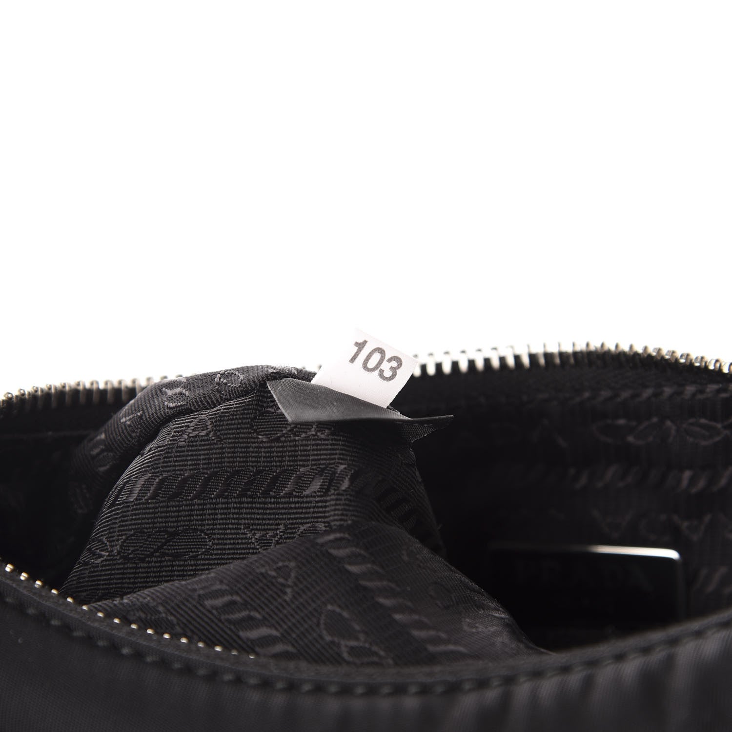 Prada Nylon Re-Edition 2005 Shoulder Bag Black 10 of 11