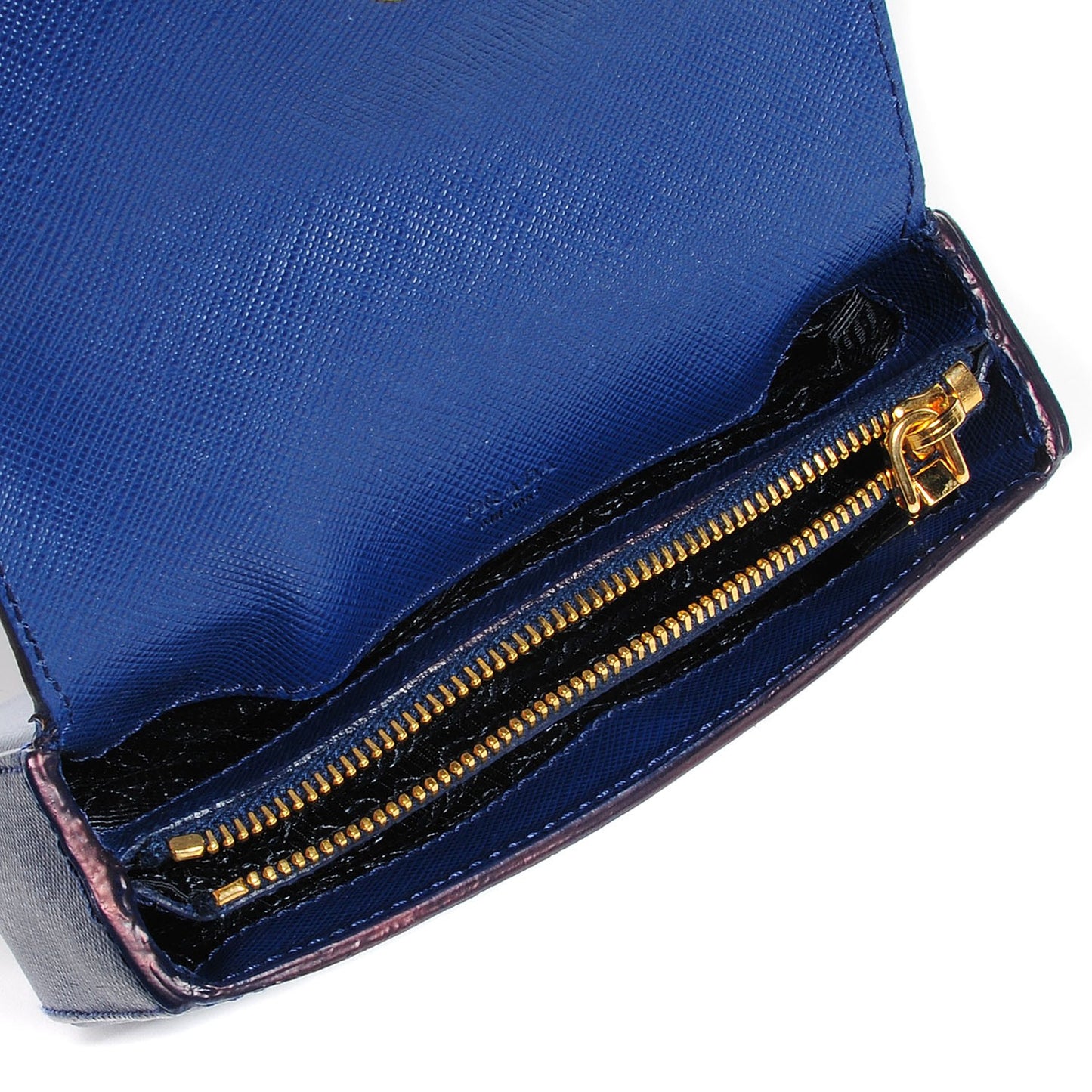 Saffiano Box Clutch Bleuette