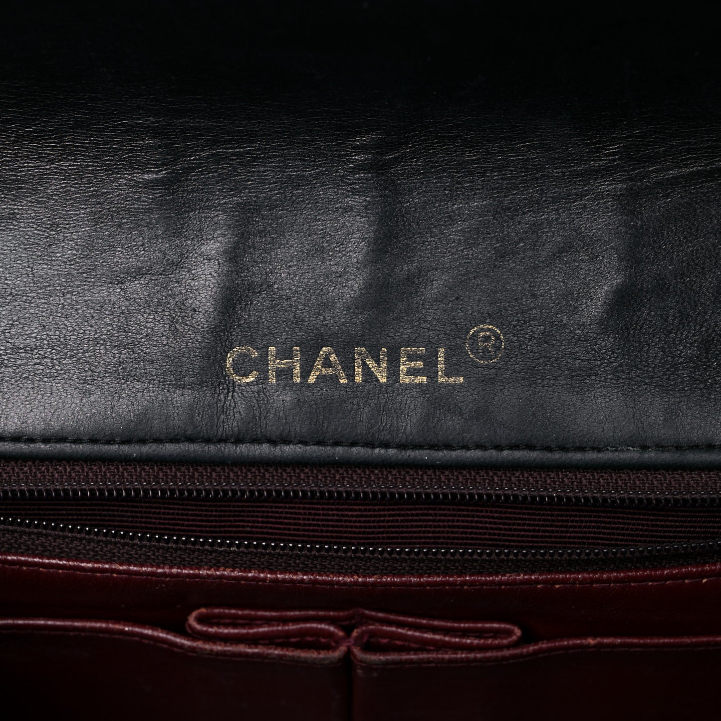 Lambskin Quilted Small Single Flap Black