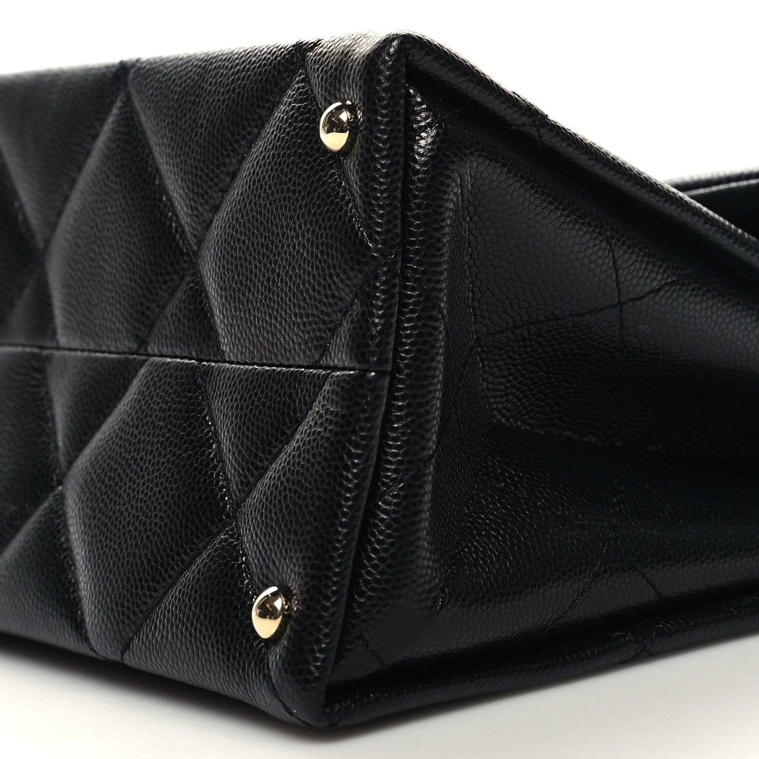 Chanel Caviar Quilted Mini Retro Twist Top Handle Flap Black 10 of 11