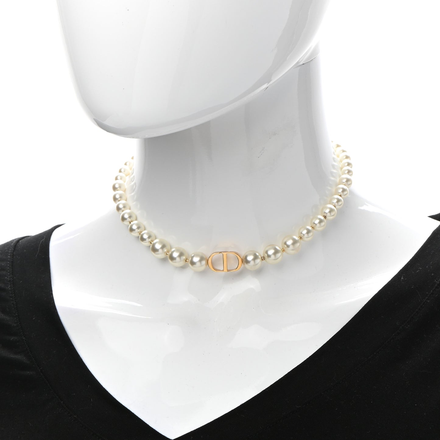 Pearl 30 Montaigne Choker Necklace Gold