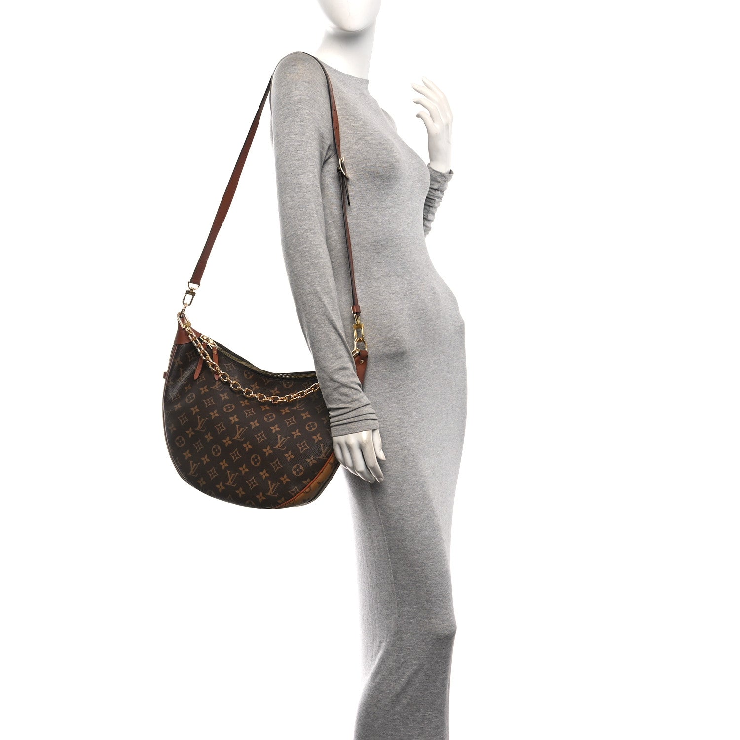 Louis Vuitton Reverse Monogram Loop Hobo 2 of 9