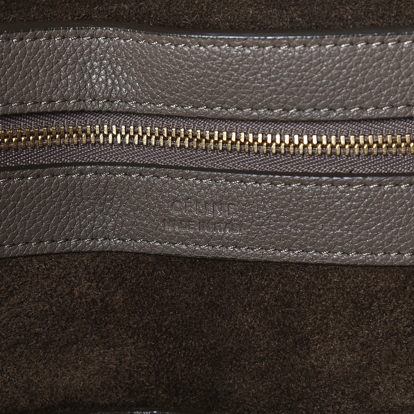 Soft Grained Calfskin Small Belt Cabas Phantom Taupe