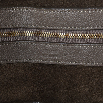 Celine Soft Grained Calfskin Small Belt Cabas Phantom Taupe 8 of 11