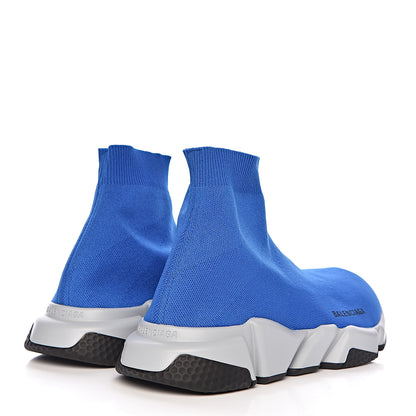 Balenciaga Neoprene Knit Mens Speed Sneakers 43 Bleu 4 of 8
