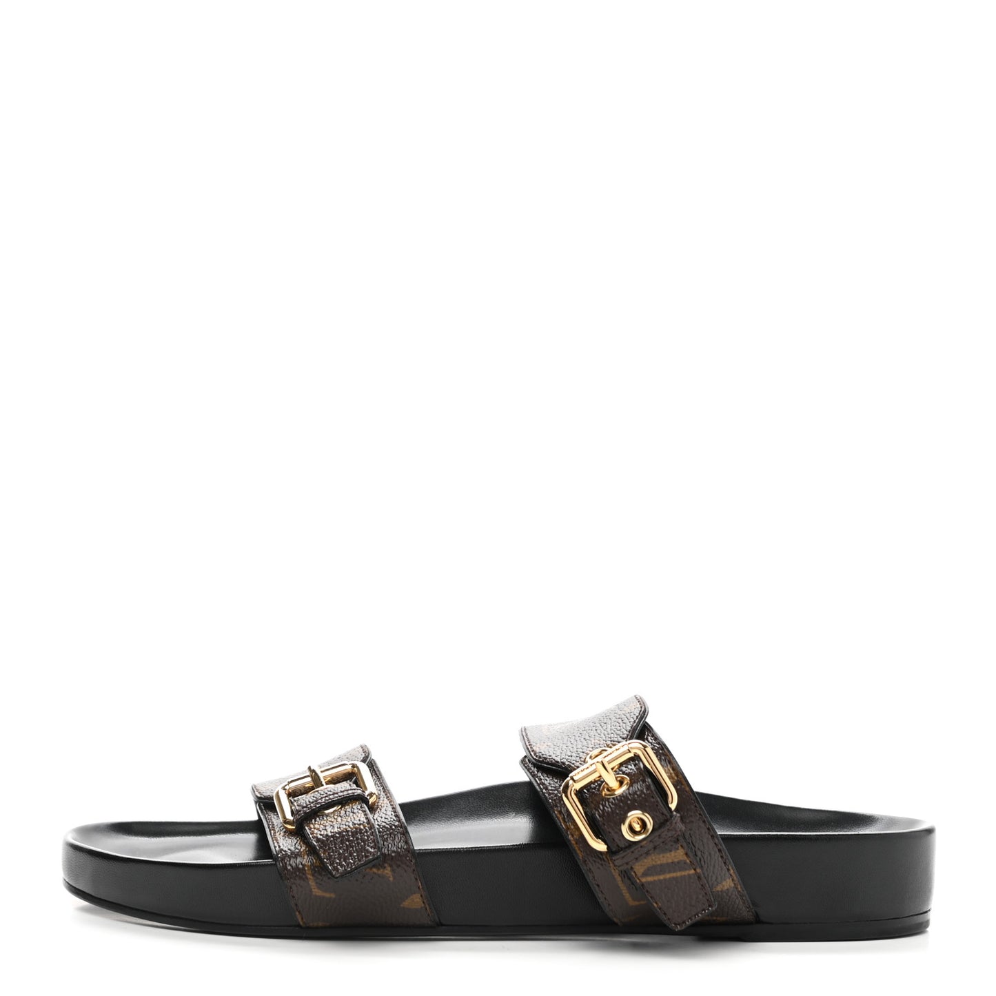 Monogram Bom Dia Mule Sandals 41 Black