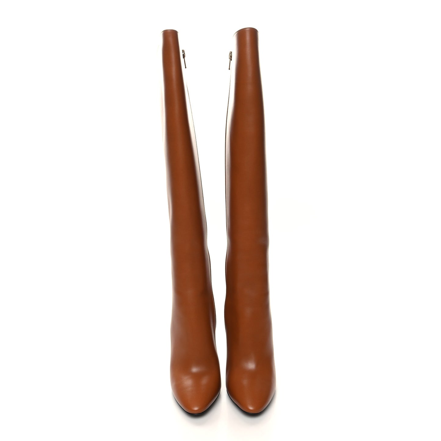 Smooth Calfskin 68 Knee High Boots 38.5 Cuoi