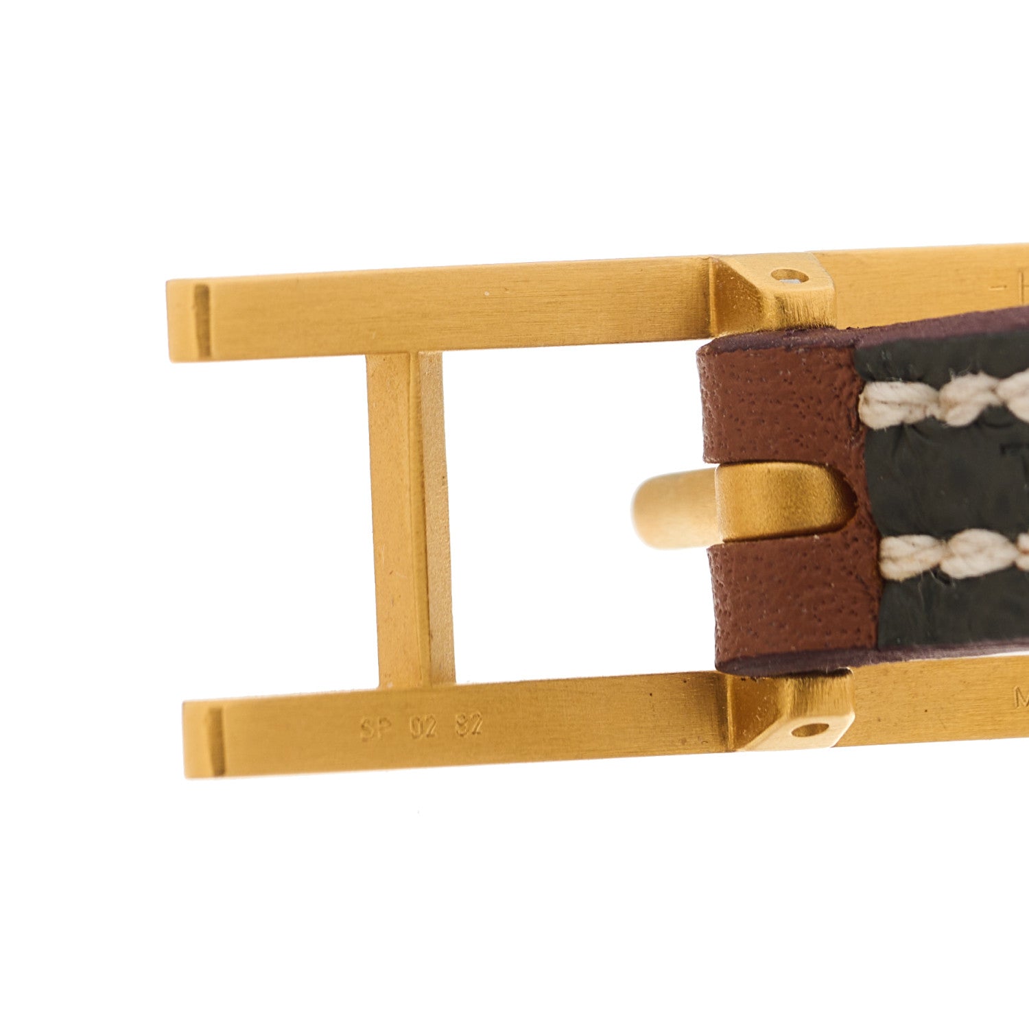Hermes Swift Behapi Double Tour Bracelet Black Gold 7 of 8