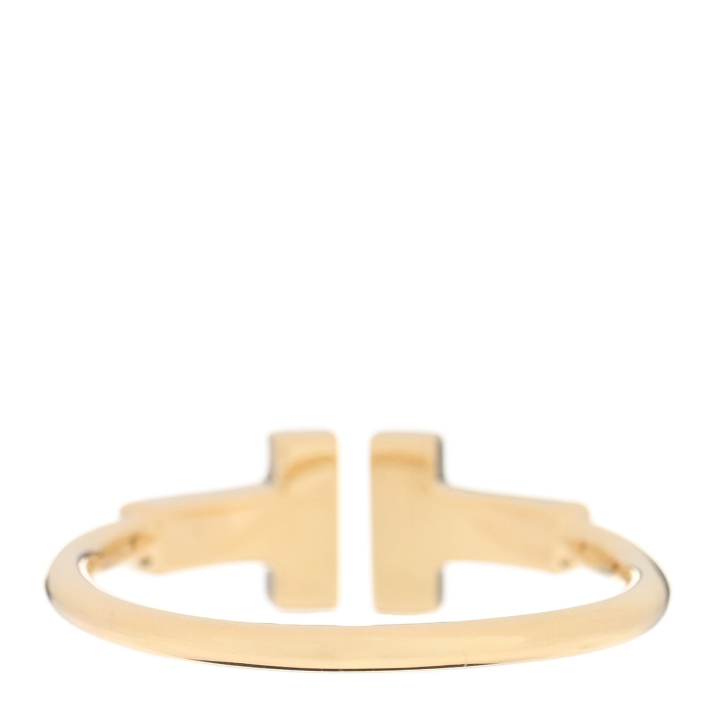 18K Yellow Gold Diamond T Wire Ring 52 6