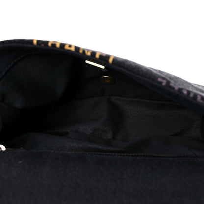 Chanel Denim Quilted Denim Mood Large Flap Black Multicolor 5 of 13
