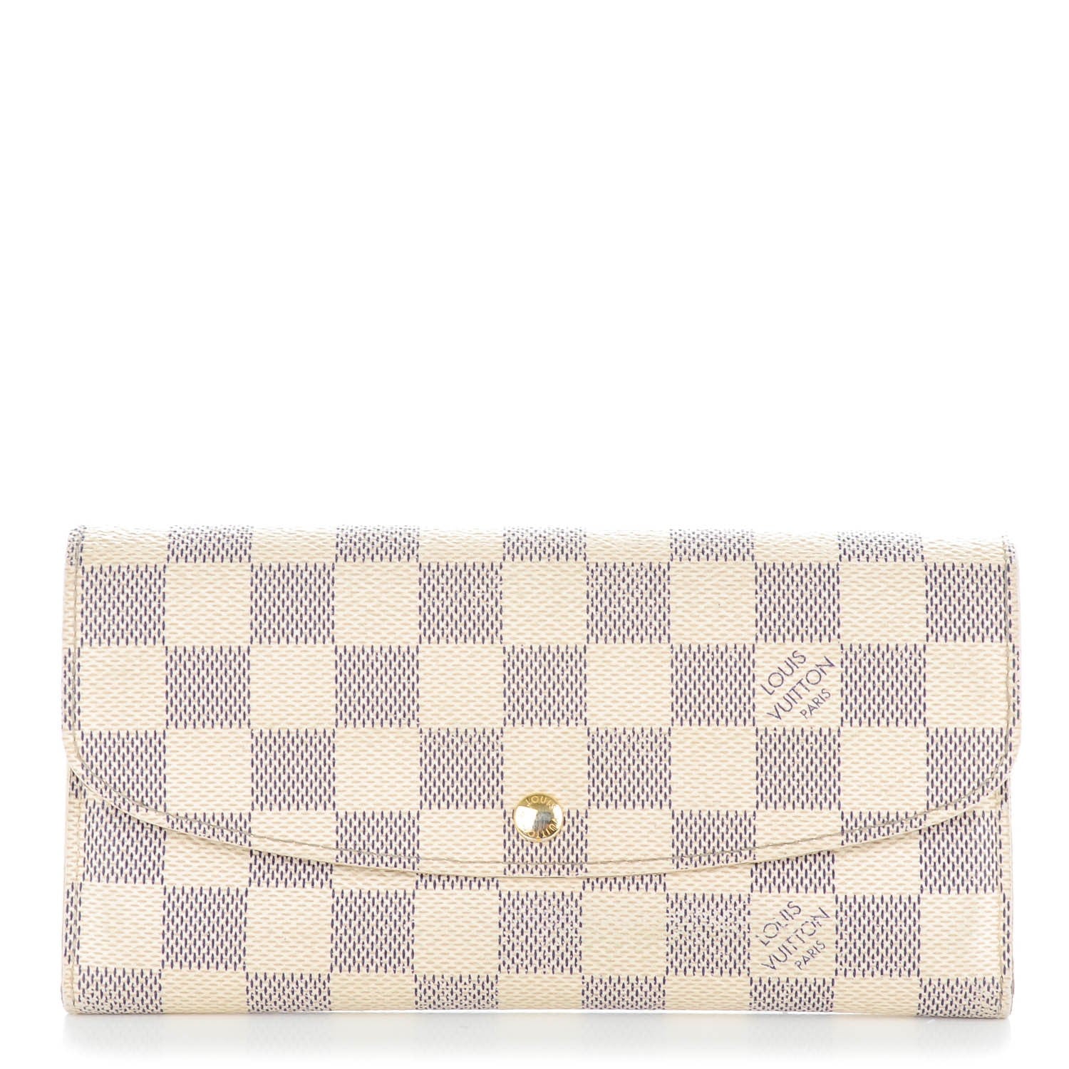 Louis Vuitton Damier Azur Emilie Wallet 1 of 10